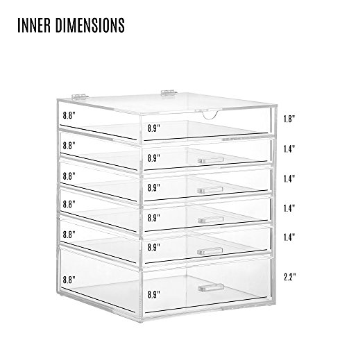 Beautify - Organizer per make-up a 6 livelli in