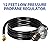 GasSaf 12 Feet Propane Regulator with Hose, Grill Regulator Hose for Weber Grills, Blackstone Griddles, Heater, Fire Pits and More