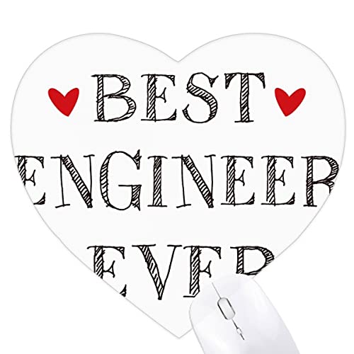 Tapis de souris ingénieur en coeur idée cadeau fin d'année
