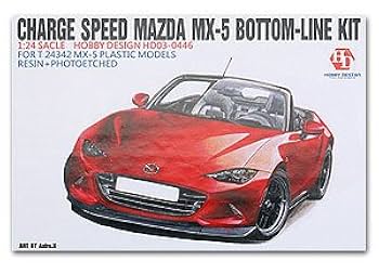 Mazda MX-5 ホワイト　プラモデル　完成品　専用商品 Amazon | ホビーデザイン 1/24 マツダ MX-5 チャージ スピード