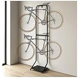 SIMPLE HOGAR Soporte para Bicicletas,Portabicicletas Vertical Fijo y Ajustable en Altura,Soporte de Estacionamiento Para...