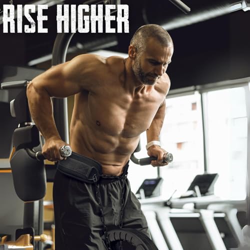 Islero Dip Belt Weight Lifting Belt with 36 Inch Heavy Duty Steel Chain Lifting Belt for Men Women Powerlifting Weightlifting Workout Dipping Belt Chin Pull Ups Gym Training Deadlift Squat Neoprene - Image 6