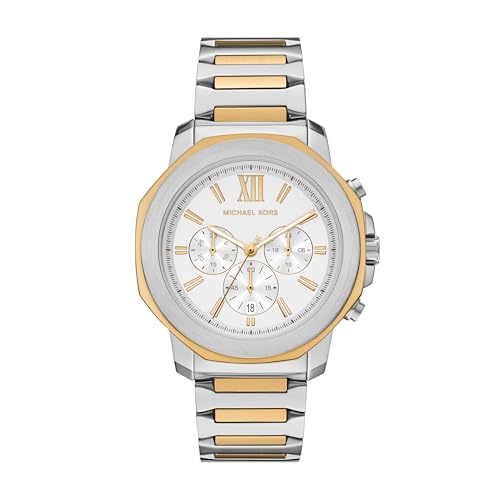 Michael Kors Men's Prescott Chronograph Two-Tone Stainless Steel Watch (Model: MK9260) by Michael Kors - Used condition - US$251.01