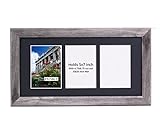 CreativePF 3 Opening Driftwood Picture Frame with Glass to Hold 5 by 7 inch Photographs Including 10