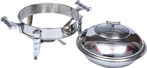 Réchaud buffet inox en lot de 2 à 6 ensembles complets pour traiteur - 8
