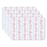 CounterArt Pure Romance Reversible Easy Care Placemat 4 Pack