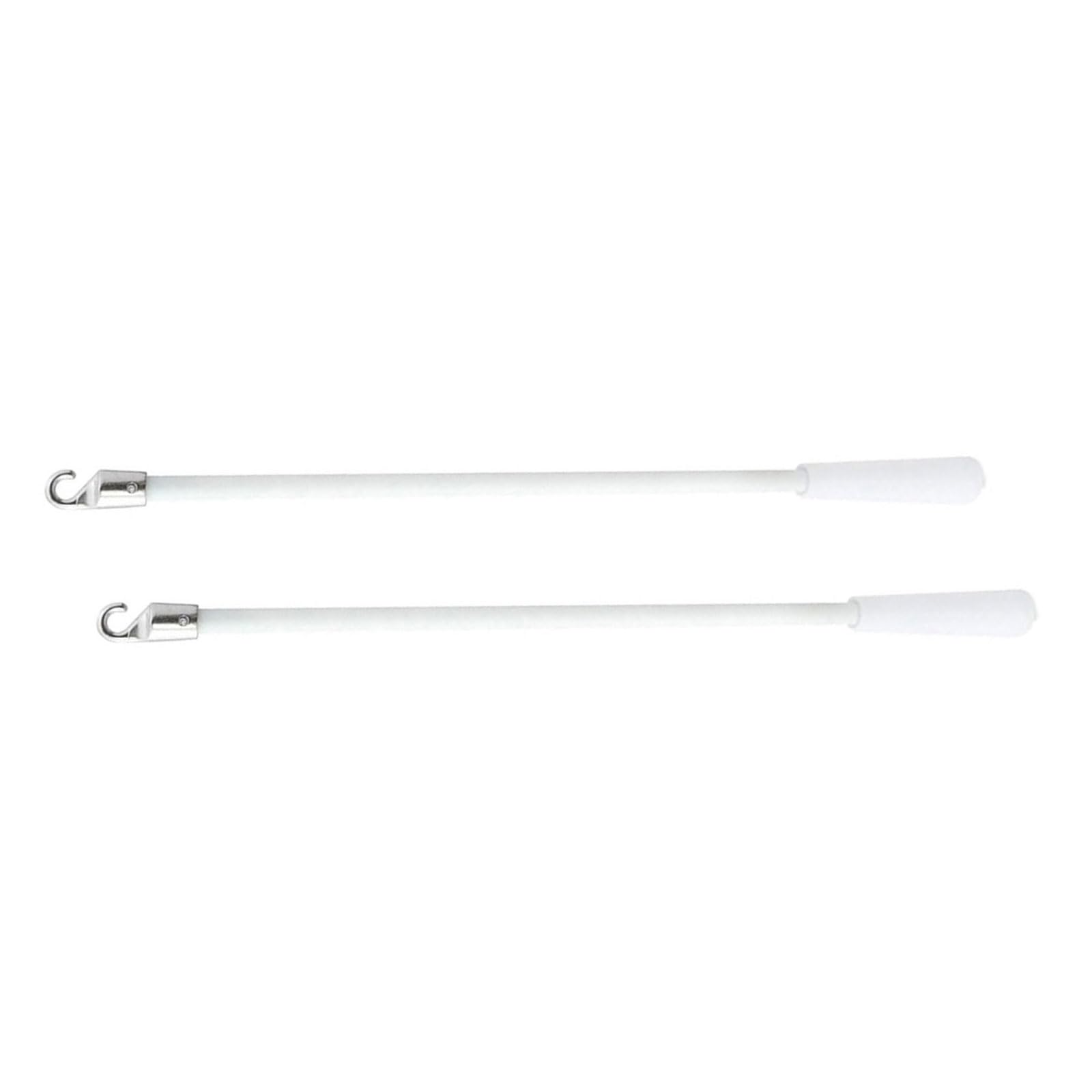 Yhplxyuus Jalousies Wand Blind Rod with Hook, 43cm Fiberglass Pull Stick Blind Opener for Blinds Curtain Pull Rod