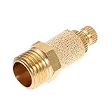 1pc 1/4 Pneumatic Muffler Silencer Filter Air Flow Speed Controller Sintered Bronze NPT