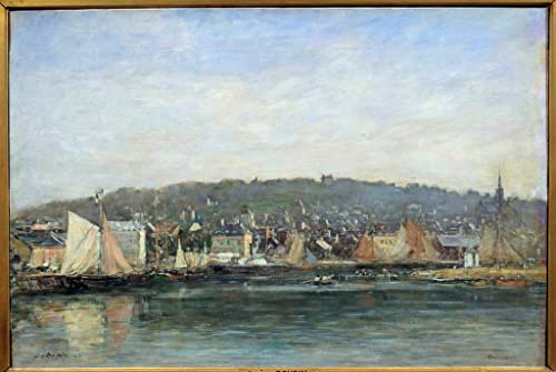 Peinture d'Eugène Louis Boudin impression haut de gamme 60x90