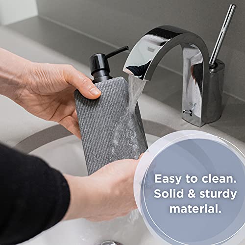 Varato Modern Design Tall Line Soap Dispenser For Bathroom And Kitchen (Large, 8" In Height) - Hand Soap Dispenser In Grey #TOP5