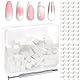 125 Nail Art Schwämme und 4 Krallen Nail Sponge Metallgreifer für Ombre und Gradient Nageldesign, Nagelkunst-Schwamm Pinsel, Maniküre Zubehör für Nägel, Nail Art Schwämme für Babyboomer Effekte DIY