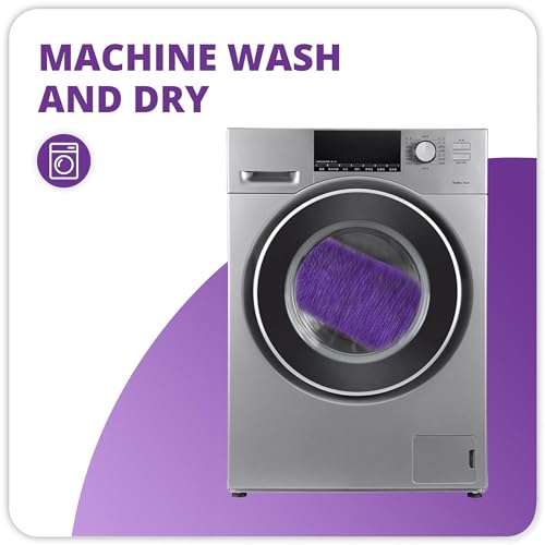 Image of Bath Mat,Ultra Thin Bathroom Rugs,Rubber Bath Mats for Bathroom,No Slip Bath Rugs,Quick Dry,Machine Washable,Low Pile,Absorbent,Shower Outside,Sink,Home Decor Accessories.Purple,2'x3'(24x36inch)