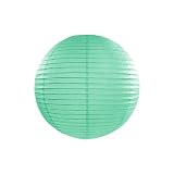 Simplydeko 3X Lampion | Papierlaterne | Papier-Laterne | Papierlampion für Party, Garten & Hochzeit | Minze | 20 cm | 3 Stück