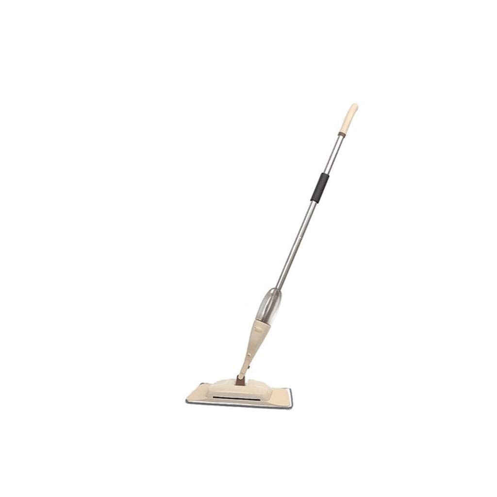 Juego de escobas y fregona con pulverizador 3 en 1, fregona mágica, fregonas planas para suelo de madera, herramienta de limpieza para el hogar con almohadillas de microfibra reutilizables, fregona