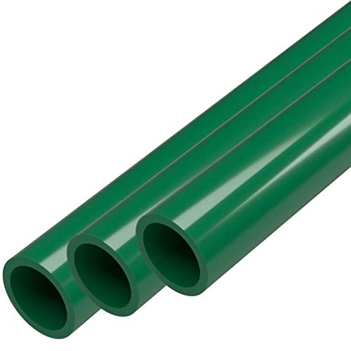 FORMUFIT 3/4 Inch Green PVC Pipe 3-Pack
