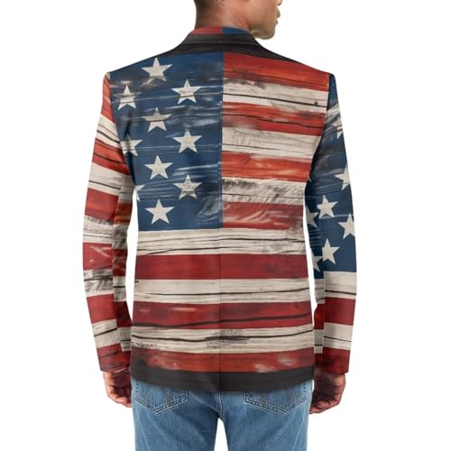 Men's Suit Slim Fit Blazer Jacket One Button Blazer for Men, Lightweight Sport Coats with Pocket4