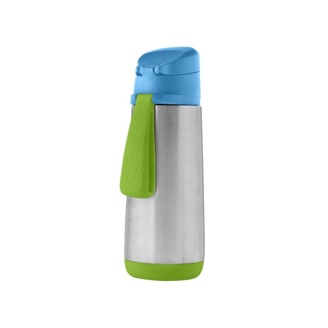 b.box Botella de Agua Termo con Boquilla Deportiva | Inclinar y Sorber | Botella de Agua de Acero Inoxidable que Mantiene las Bebidas Frías Hasta 15h y Calientes Hasta 8h | 500 ml