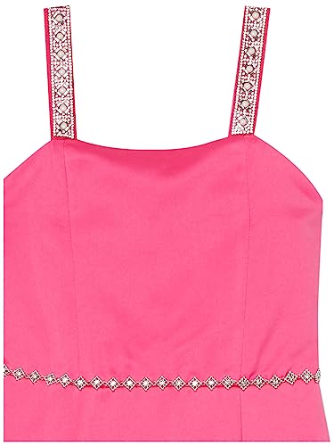 Speechless Girls' Sleeveless Bridal Satin Fit and Flare Party Dress3