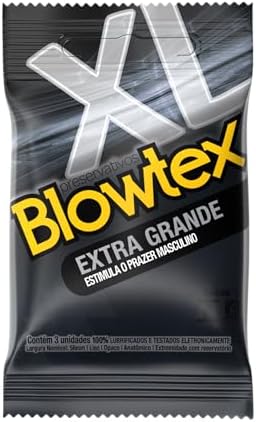 Blowtex Preservativo Extra Grande Com 3 Unidades