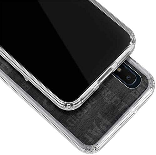 Skinit Clear Phone Case Compatible with Galaxy A10e - Officially Licensed NFL New England Patriots Black & White Design