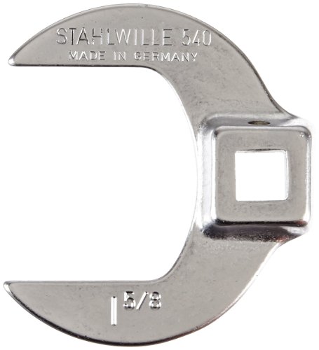 Stahlwille 02500066 540A Chrome Alloy Steel Crow-Ring Spanner, 3/8 inch Drive, 1-5/8 inch Size, 63 mm Length