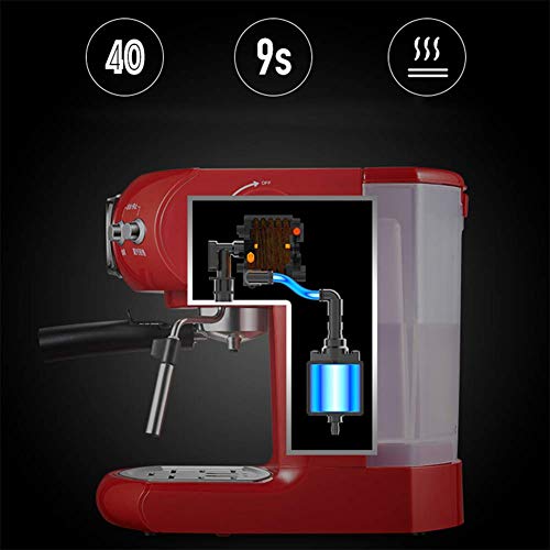 Cafetera semiautomática con espumador y capacidad 1.5 L miniatura 5