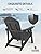 LUE BONA HDPE Adirondack Chairs Set of 4 - Weather Resistant Seating with Cup Holder for Patio, Fire Pit, Deck & Resort Garden, Black