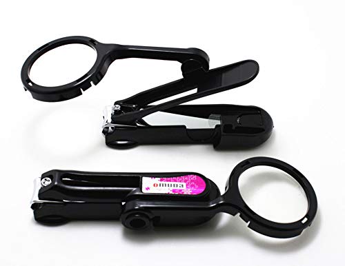 Vieel Large Nail Clippers With Magnifying Glass Stainless Steel Fingernails & Toenails Clippers For Elderly And Children, Professional Nail Trimmer Reduce Eye Strain & Easy Grip #TOP1