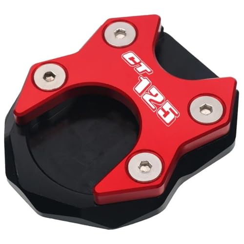 Béquille latérale CT125 base élargie évite la chute de votre moto rouge
