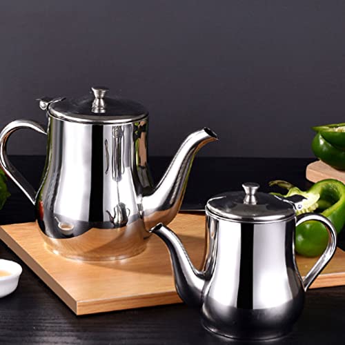 Oil Strainer Pot Grease Can Food Strainer Stainless Steel Oil Storage Container With Fine Mesh Strainer Lid For Storing Frying Oil Cooking Grease 24Oz #TOP6