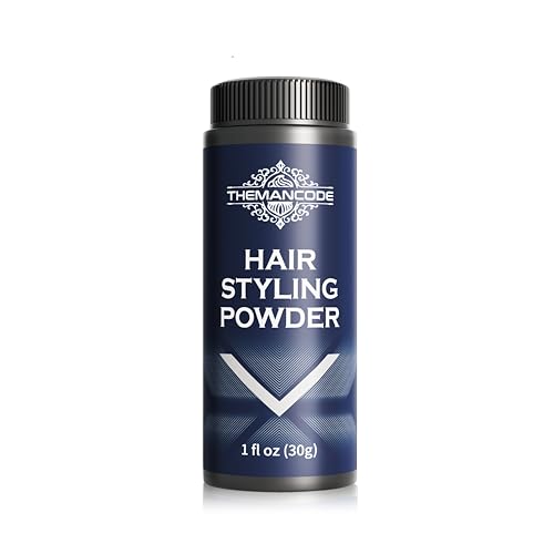 THEMANCODE Texture Powder Volumen Puder Haare Geschenk für Männer Leichtes Haarstylingpuder verleiht Volumen und Textur am besten für Kurzes bis Mittellanges Haar 30 g