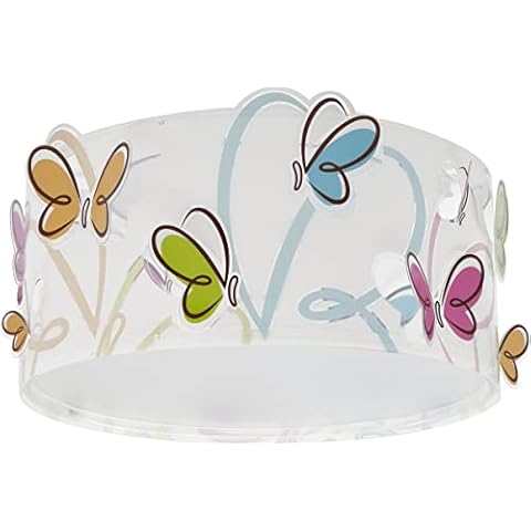 Dalber Lámpara de Techo Infantil Mariposas Cover