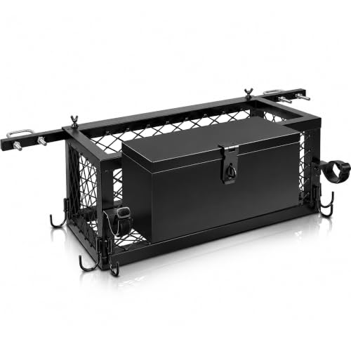Montex Heavy Duty Tractor Tool Box 24x 10.5x 10.5 Tractor Basket Attachment Suitable for Most Tractors Multi Function Tractor Accessories