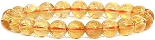 Adabele 1pc Natural Stretch Gemstone Bracelet 8mm (0.31") Bead 7" to 8.5 inch Healing Crystal Energy Quartz Chakra Jewelry Women Unisex Birthday Gift