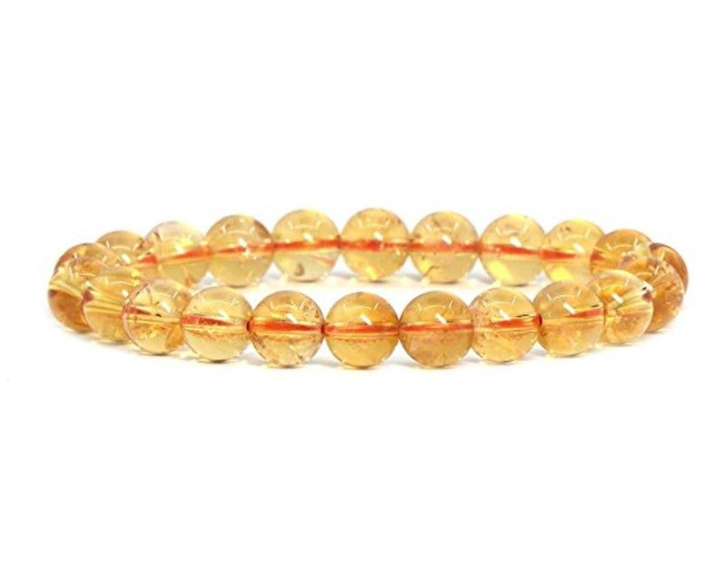 Adabele 1pc Natural Stretch Gemstone Bracelet 8mm (0.31") Bead 7" to 8.5 inch Healing Crystal Energy Quartz Chakra Jewelry Women Unisex Birthday Gift