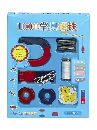 Image of Small Educational Magnetic Science Experiment Kit - Return Gifts Birthday Party for Kids - Return Gift for Kids Birthday Age 6-10 8-12 Years (Pack of 1) Random Color