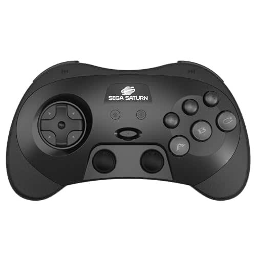 Retro-Bit SEGA Saturn® 2.4GHz Wireless Pro Controller for Sega Saturn,