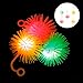 TOYMYTOY 5 stücke Leuchtende Kugel Ball Glühende Igel Elastizität Flash-Haar Ball Kinder Lustige Spielzeug (Gelegentliche Farbe)