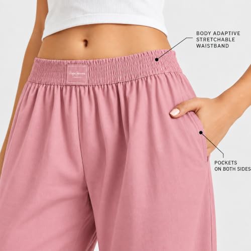 Image of Pepe Jeans Women's Printed Cotton Spandex Regular Fit Pyjama Bottoms | Comfortable Stretch Pyjama for Sleep & Lounge Wear | Soft Breathable Fabric | Elastic Waistband with Drawstring | All-Day Comfort
