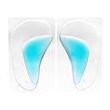 Spreizfuß-Einlagen für Schuhe - Mittelfuß-Pelotte zum Einkleben aus Silikon - sanfte Stütze für Fußgewölbe bei Senkfuß - antibakteriell & wiederverwendbar by AGIA TEX Germany