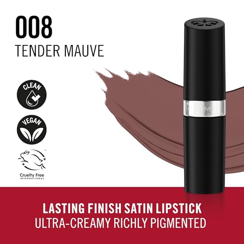 Image of Rimmel London Lasting Finish Lipstick, Shimmery Finish - Shade 008