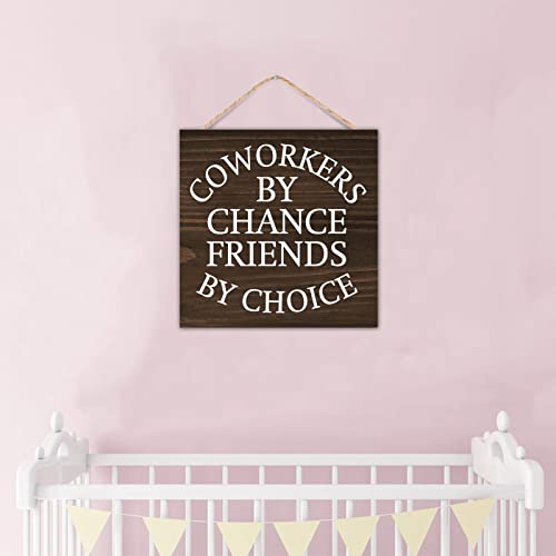 Plaque murale collègue Cadeau de départ en bois pour bureau - 7