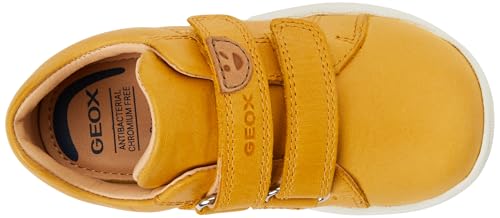 Geox B Macchia Boy basket garçon premier pas chaussure cuir velcro - 3