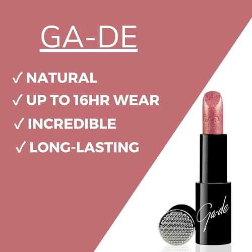 Image of GA-DE Selfie Full Color Lipstick, 864 - Long Lasting High Pigment Lipstick with Argan Oil - Creamy Radiant Shine and Hydrating Benefits - 0.14 oz