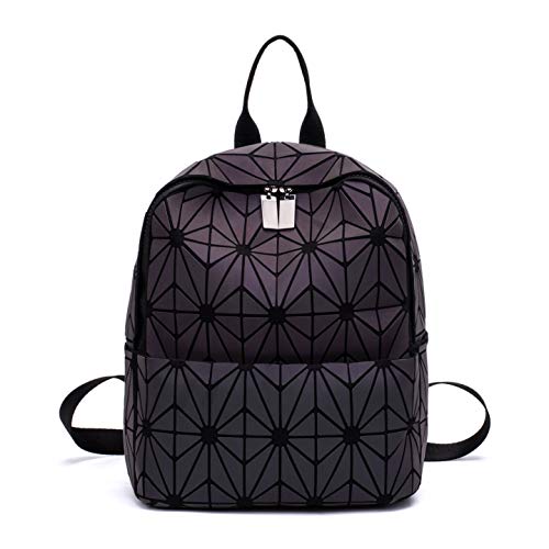 Sac à dos géométrique lumineux fanny pack crossbody réfléchissant holographique femme