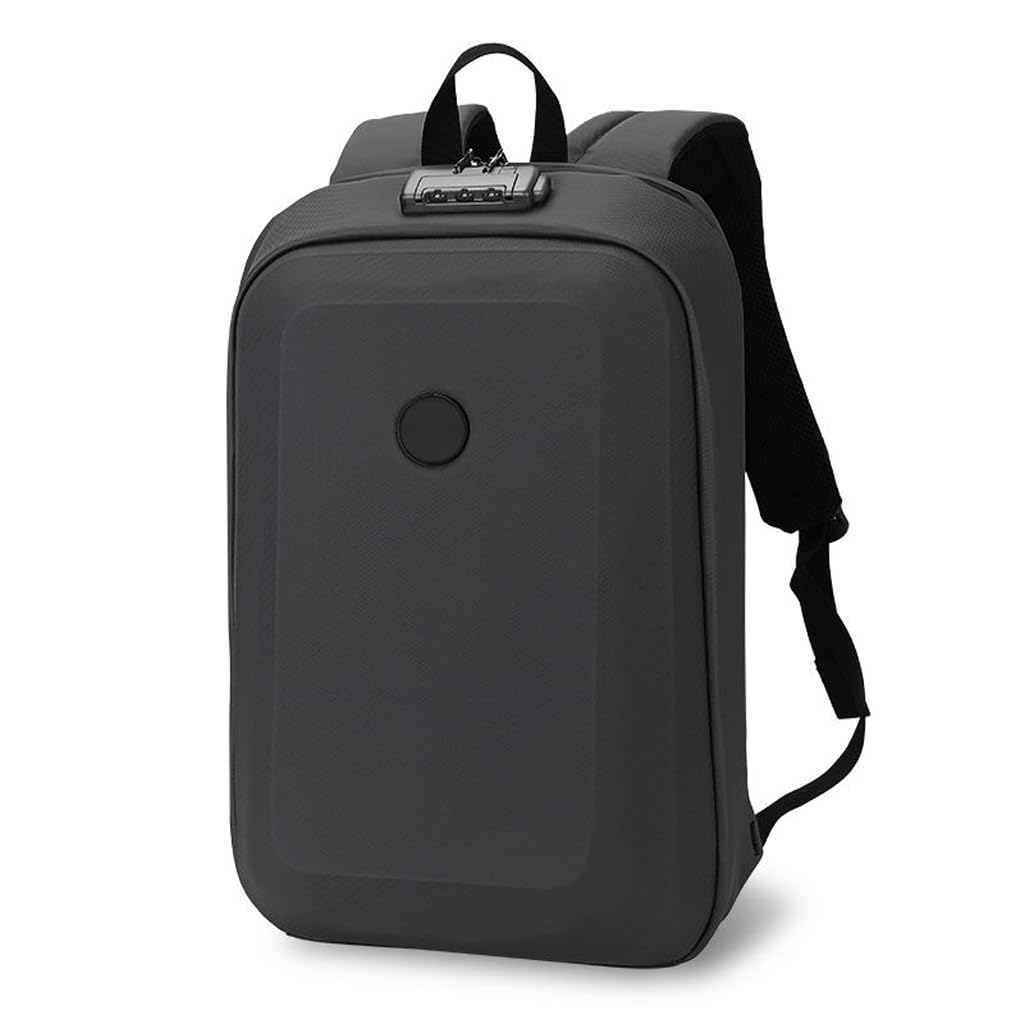 COMPX Hardshell Laptop Backpack Bag for Man – 15L Volume & Fit for 17” Laptop Waterproof, Anti-Theft, 3 Pin Lock, Padded Shoulder Straps, 180° Flat-open, Bagpack for Daily Commute & Office COMPX Hardshell Laptop Backpack Bag for Man – 15L Volume & Fit for 17” Laptop Waterproof, Anti-Theft, 3 Pin Lock, Padded Shoulder Straps, 180° Flat-open, Bagpack for Daily Commute & Office