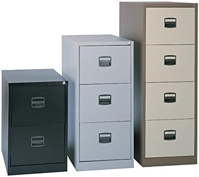 Dams Contract 4 Drawer Filing Cabinet - Black