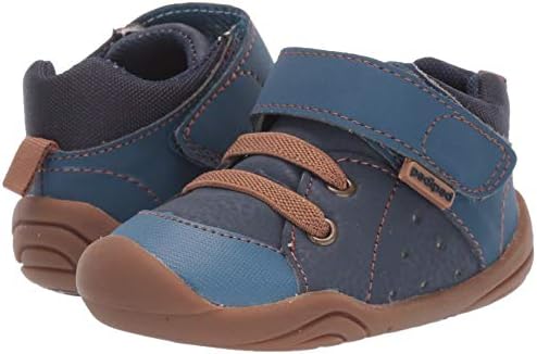 pediped baby boys Skippy First Walker Shoe, Navy/Gum, 5 Toddler US | Image 6