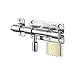 JQK Door Latch Lock Barrel Bolt 4 Inch, 304 Stainless Steel Slide Gate Latches Security Thickened 1.4mm with Padlock Hole, Silver, 2 Pack HBB120-P2