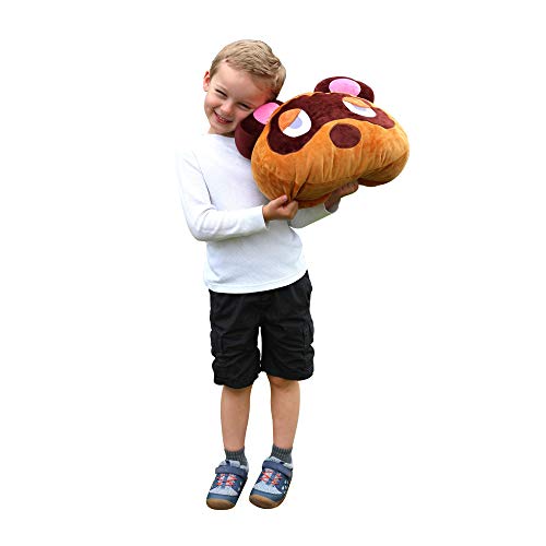 Cojín de peluche Tom Nook de 40 cm para decorar dormitorios infantiles 5